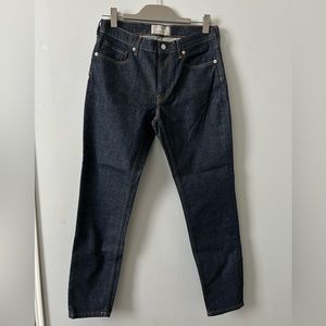 Everlane denim: The Mid-Rise Skinny Jean, Dark Indigo, Size 29 Regular